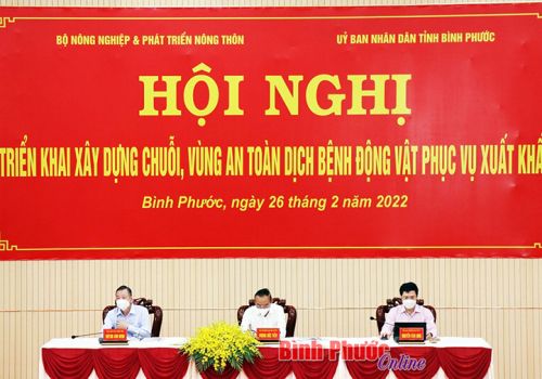 Triển khai xây dựng chuỗi, vùng an toàn dịch bệnh động vật phục vụ xuất khẩu
