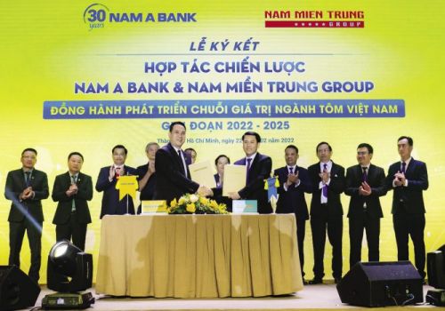 Nam Miền Trung bắt tay với Nam A Bank: Rót 30.000 tỷ đồng cho con tôm Việt